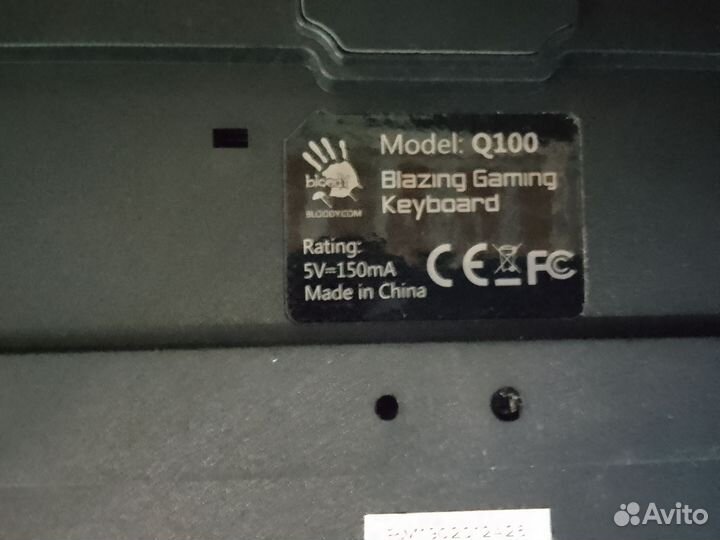 Игровая клавиатура Bloody Q100