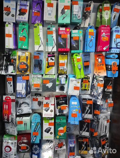 Новые зарядки и кабели для телефона с гарантией