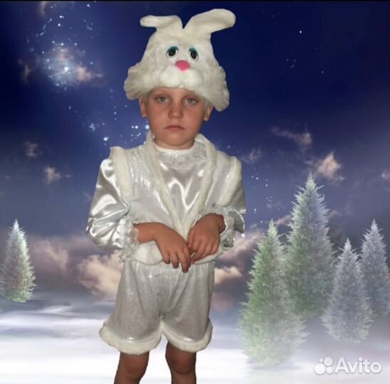 Костюм Медведя, Белого Медведя, Зайца, Зайчика