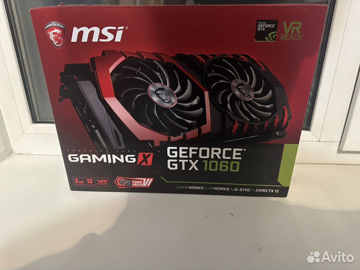 Видеокарта msi gtx 1060 3 gb gaming x обмен