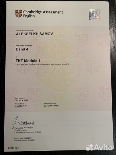 Английский язык / English