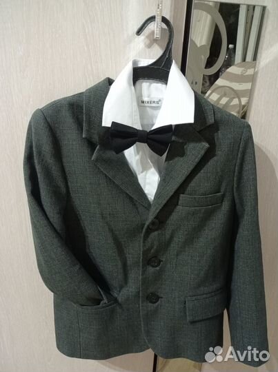 Школьный пиджак, желет, брюки на мальчика 7-8 лет