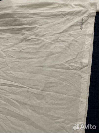 Calvin klein футболка белая