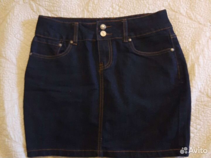 Юбка джинсовая