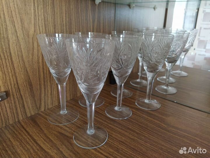 Хрустальные фужеры СССР