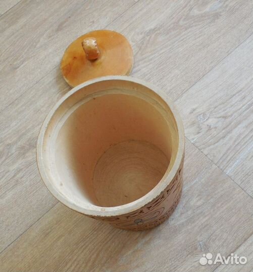 Ваза шкатулка деревянная СССР