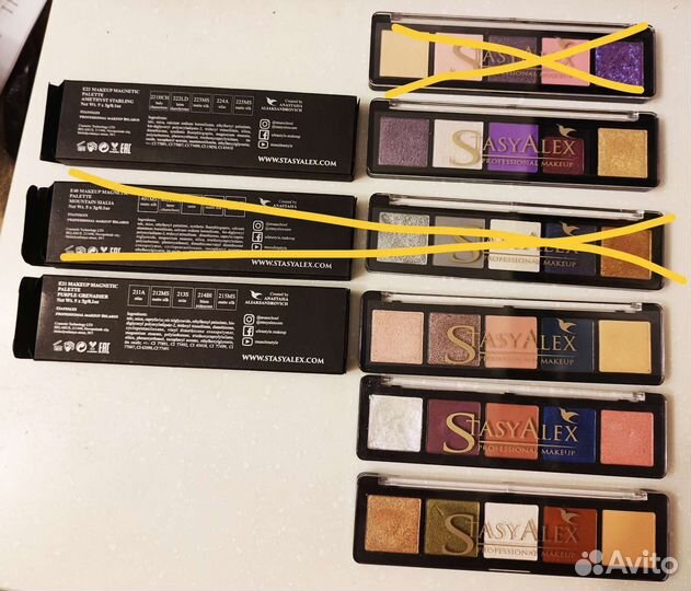 Палитра теней StacyAlex пересобранная