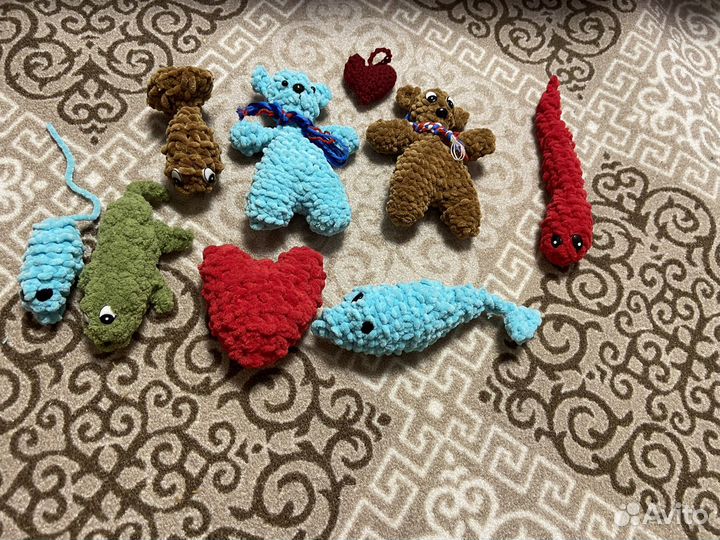 Вязаные игрушки ручной работы