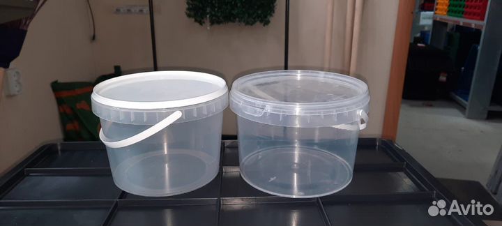 Ведра пластиковые разного объема, новые