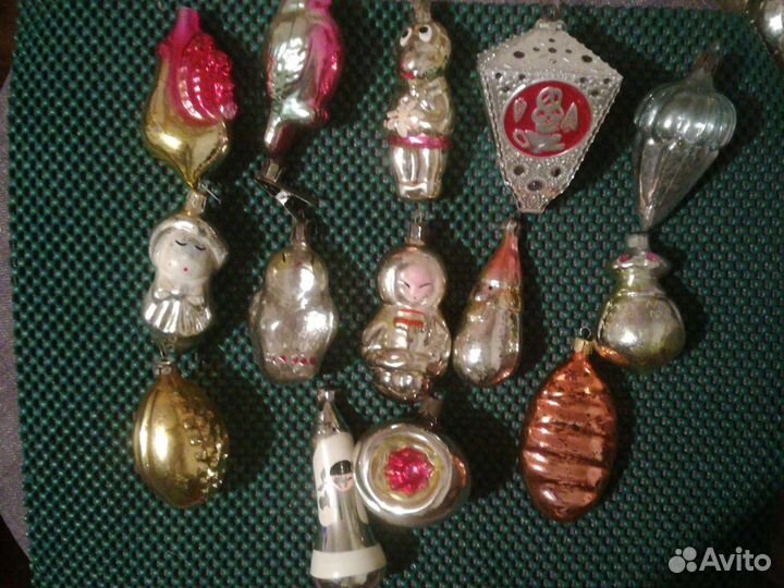 Елочные игрушки СССР 27 шт Лампочки