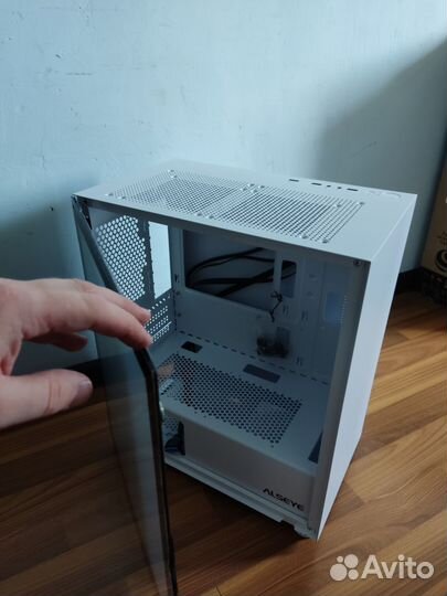 Корпус alseye punk-W стекло,карта до 345mm,atx