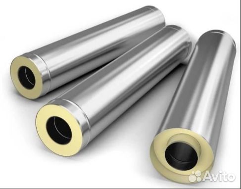 Сэндвич труба для дымохода и вентиляции от 100 мм