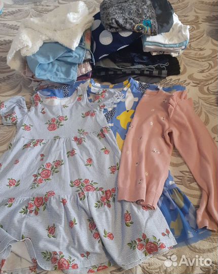 Вещи пакетом на девочку 122 128