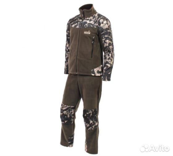 Костюм флис Norfin berings camo Green 01 р.S
