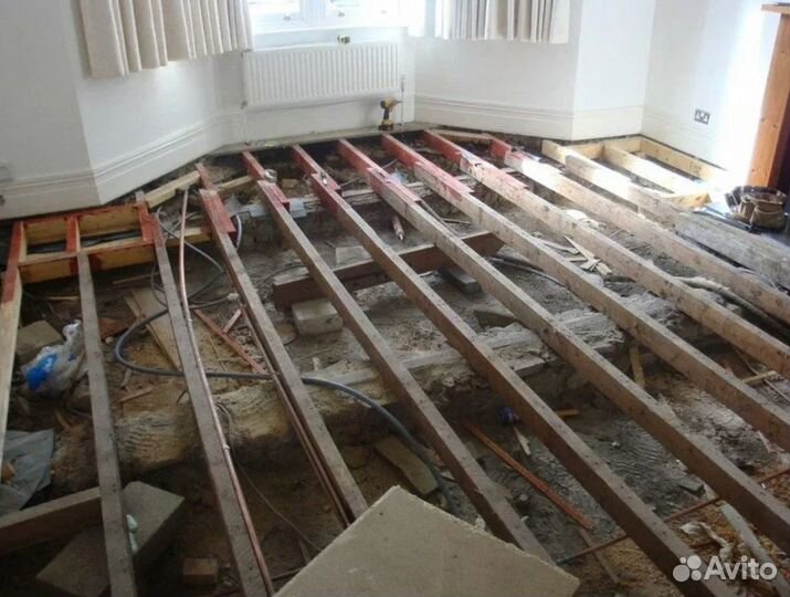 Полы / Ремонт / Монтаж / Пол под ключ