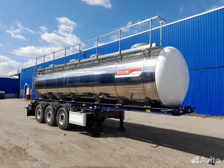 Полуприцеп пищевая цистерна BERGHEL 24500Л 3-осная, 2023