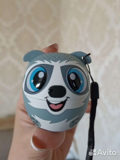 Мини-колонка волк, брелок на ключи детский