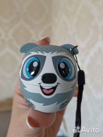 Мини-колонка волк, брелок на ключи детский