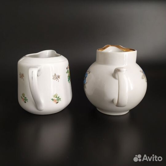 Молочники сливочники Дулево, пара