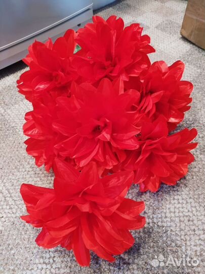 Искусственные цветы высотой 78 см