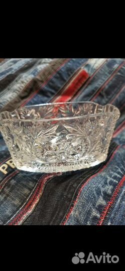 Салатник хрустальный