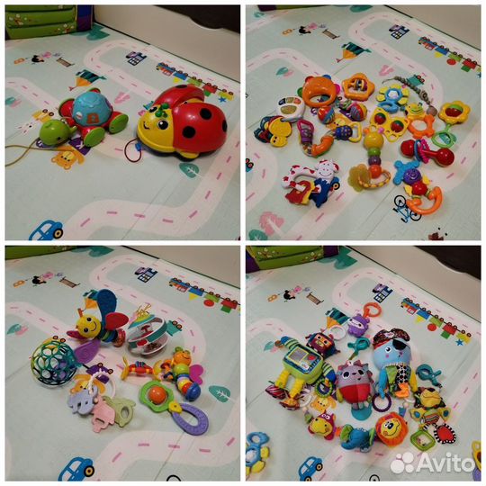 Игрушки подвески, погремушки, каталки