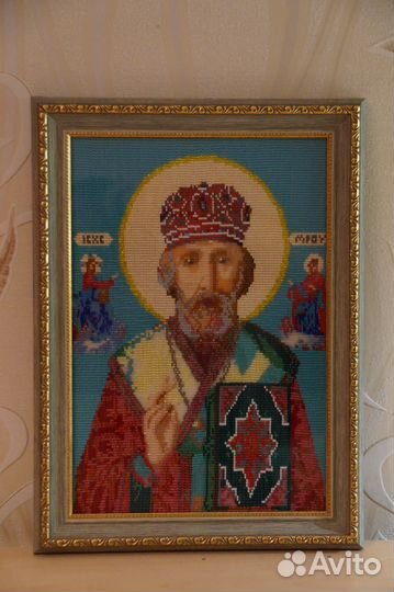 Иконы, картины, портреты из бисера