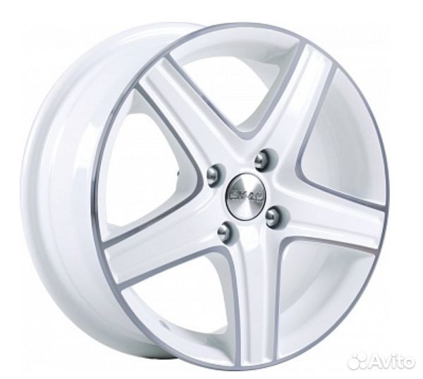 R14 4x100 5,5J ET38 D67,1 Скад Магнум алмаз-белый