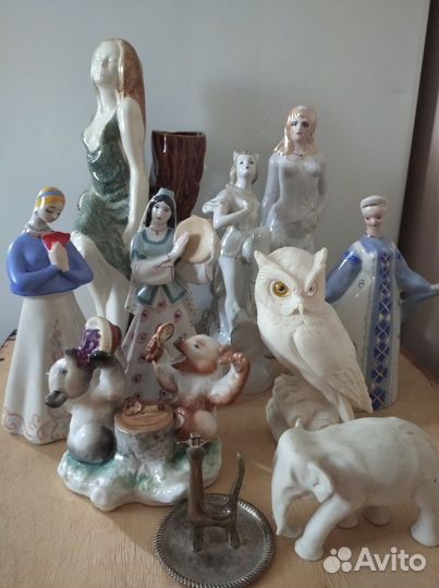 Статуэтка фарфор Аленький цветочек,Полонное