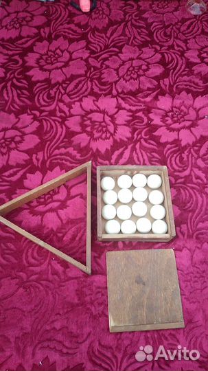 Набор стариных бильярдных маленьких шаров