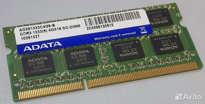 Память для ноутбуков DDR2, DDR3, DDR3l, DDR4