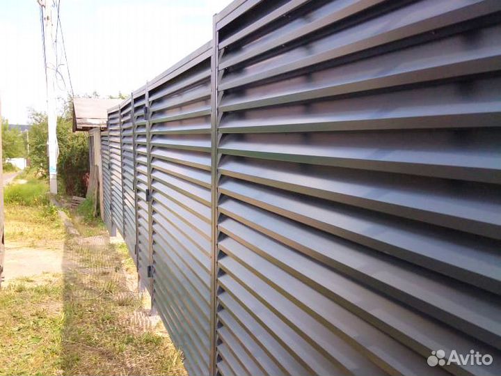 Забор жалюзи