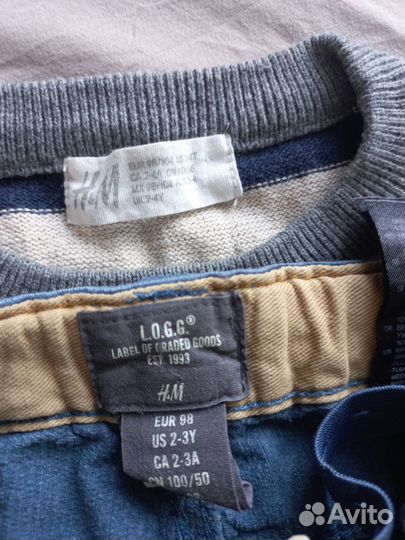 Свитер и штаны H&M 98
