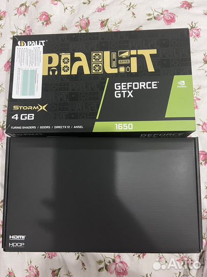 Видеокарта Palit GeForce GTX 1650 StormX 4gb