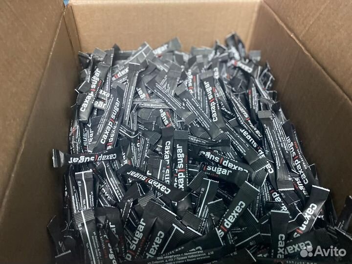 Сахар порционный в стиках для кафе бара ресторана