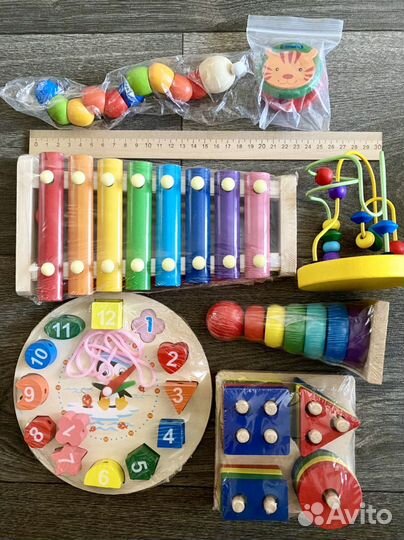 Развивающие игрушки деревянные