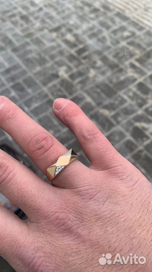 Кольцо мужское 19,5 вес 2,31