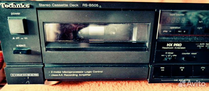 Кассетная дека Тechnics RS BX 505 / 220v rare