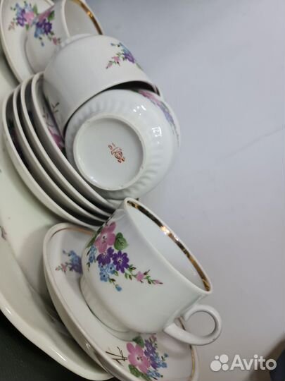 Чайный набор СССР сервиз винтаж