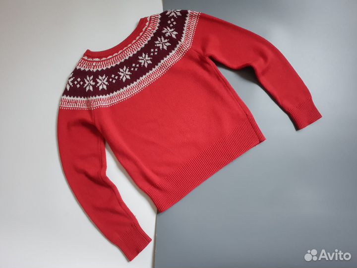 Свитер новогодний для девочки Gap Kids 140 р