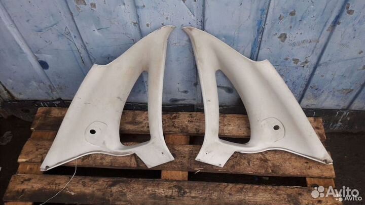 Накладки на стёкла задние Лада Калина