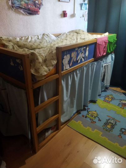 Двухярусная кровать IKEA кюра бу