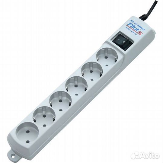 Сетевой фильтр Pilot-S 1.8м. 6 розеток #2719