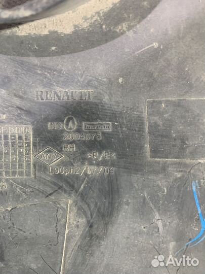 Оправа птф правая Renault Logan 1