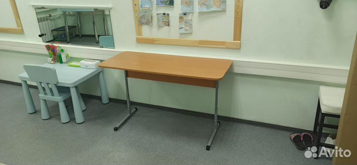 Парта 2х местная