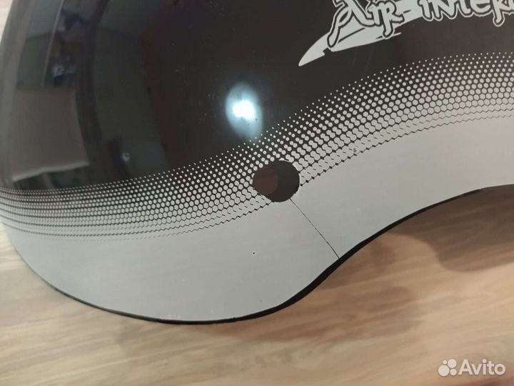 Щиток ветровой на мопед alpha черный (2мм)