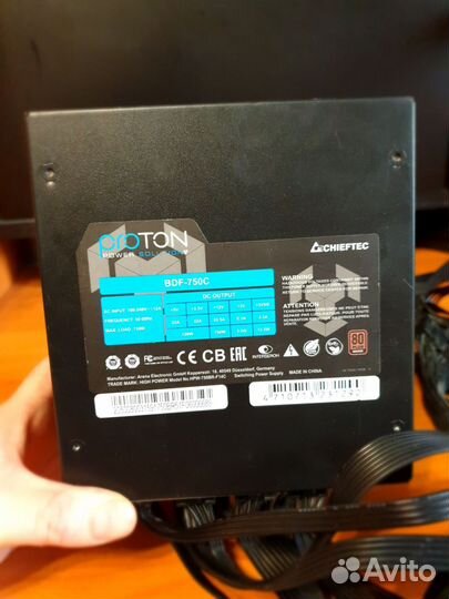 Блок питания Chieftec BDF-750C 750w 750 ватт