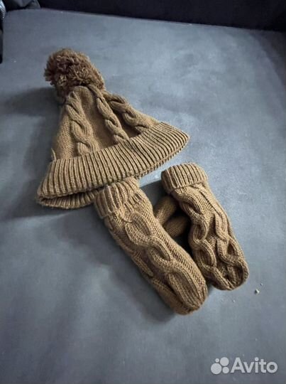 Шапка варежки