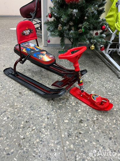 Снегокат ника Тимка спорт 4-1 красный