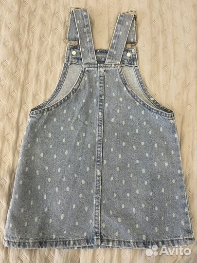 Джинсовый сарафан для девочки 92